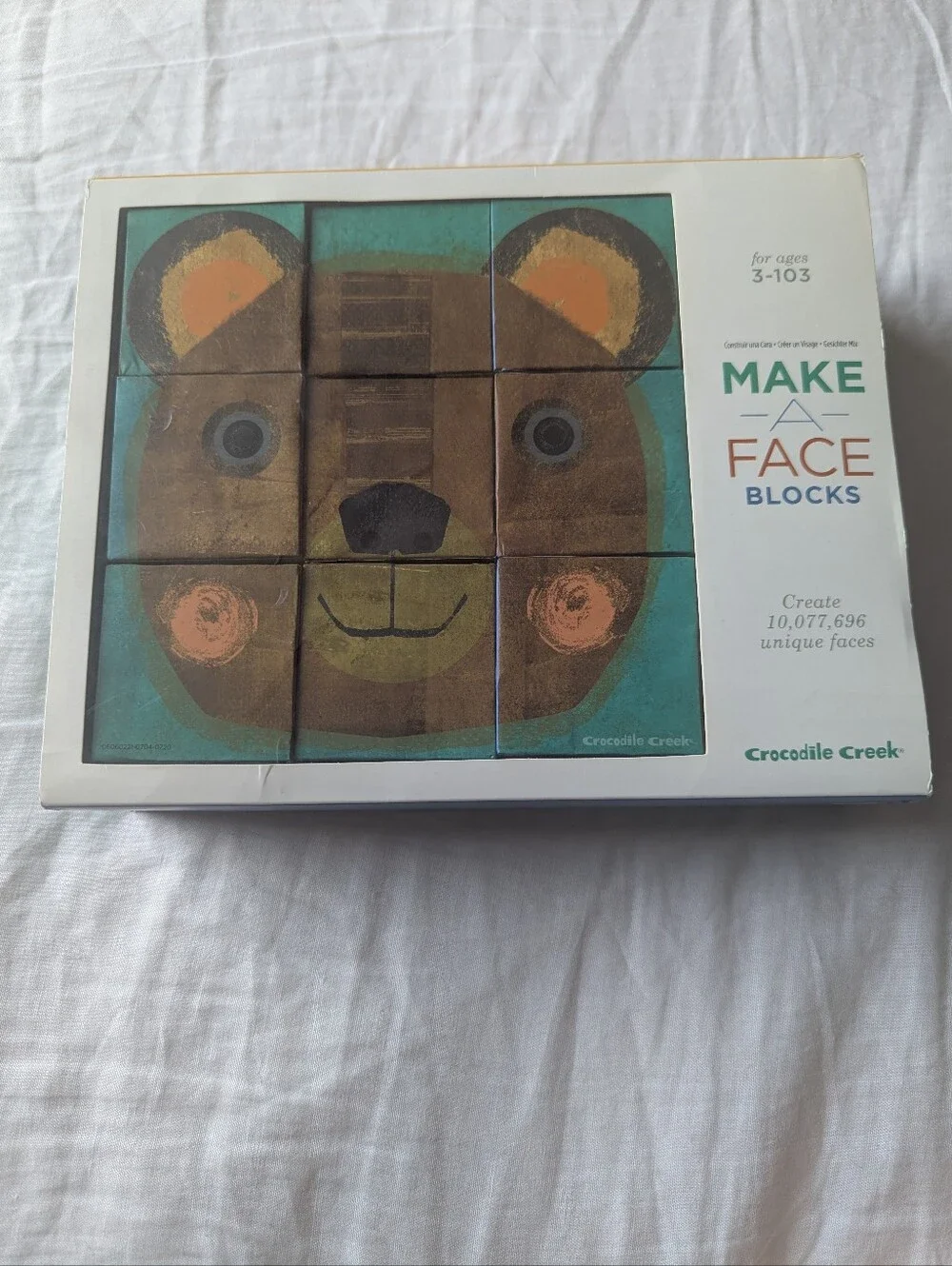 Crocodile Creek Make-A-Face Blocks Puzzle